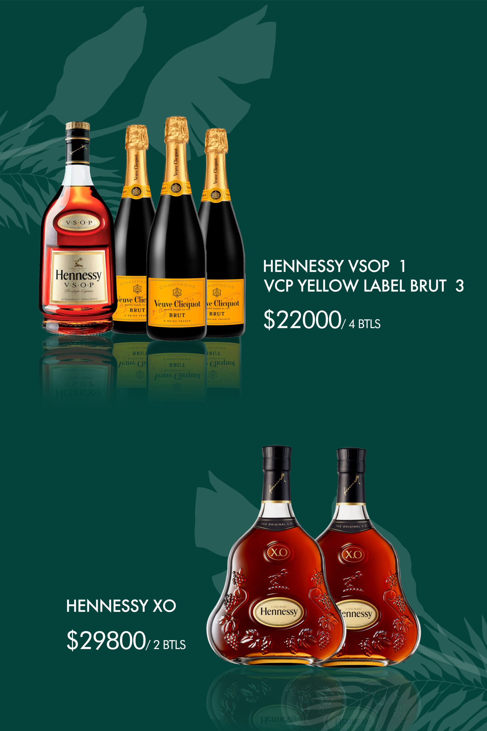 10-Hennessy VSOP Hennessy XO